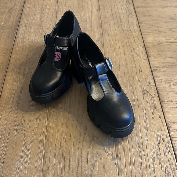 Madden Girl Thompkins Womens Platform Mary Jane Heel Black 5.5 Steve Madden - Picture 6 of 7